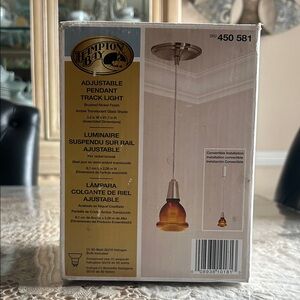 Hampton Bay Adjustable Pendant Track Light